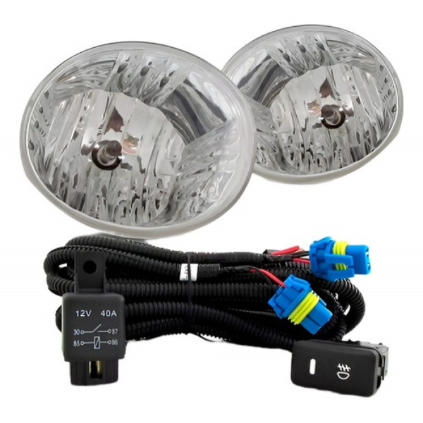 Kit Farol Milha Auxiliar Hilux Sw4 2012 À 2015 Sem Grade