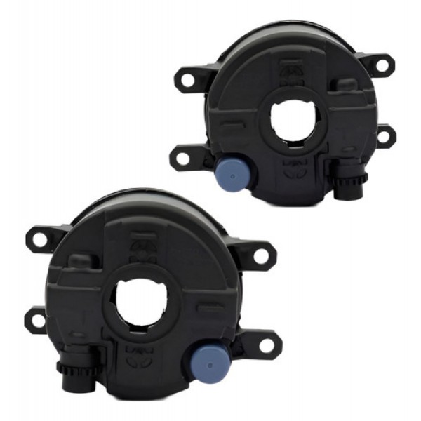 Kit Farol Auxiliar Corolla 2009 2010 2011 C/ Grade Aro Preto