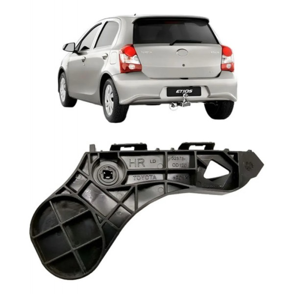 Guia Suporte Parachoque Traseiro Etios Hatch 2013/16 Oferta