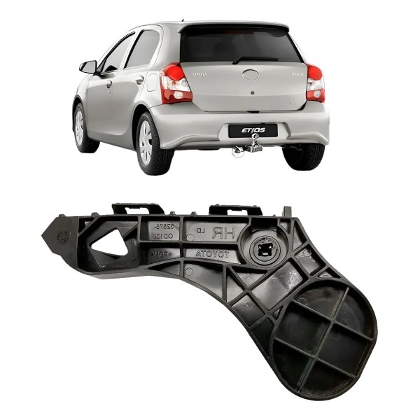 Guia Suporte Parachoque Traseiro Etios Hatch 2013/16 Oferta
