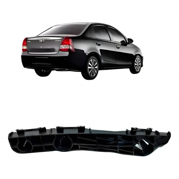 Suporte Guia Parachoque Traseiro Etios Sedan 2013 A 2018