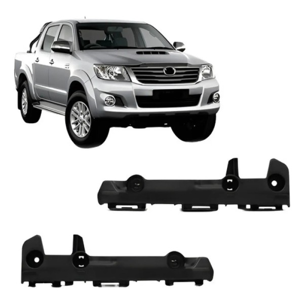 Par Guia Parachoque Dianteiro Hilux Sw4 2012 A 2015