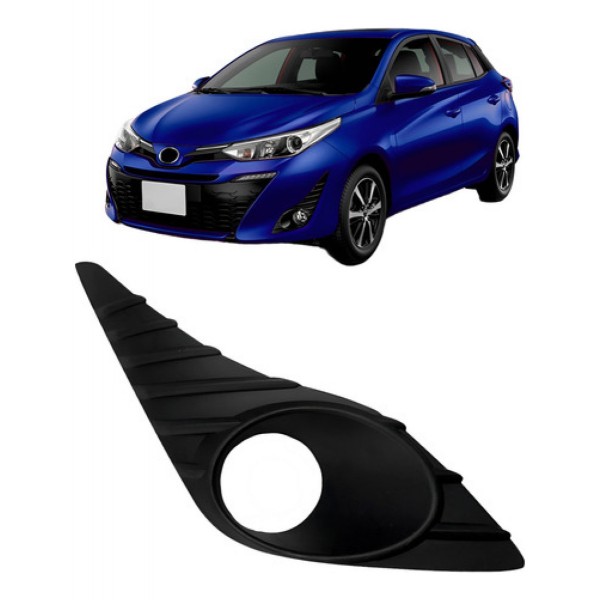 Grade Lateral Parachoque Yaris 2018 A 2020 C/ Furo