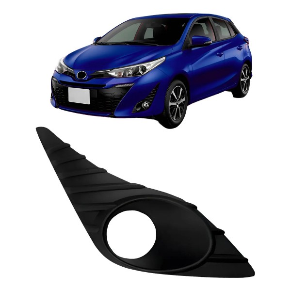 Grade Lateral Parachoque Yaris 2018 A 2020 C/ Furo
