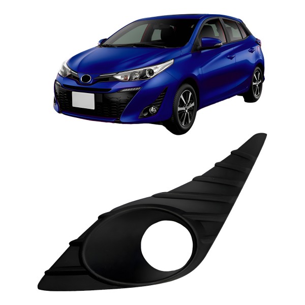 Grade Lateral Parachoque Yaris 2018 A 2020 C/ Furo