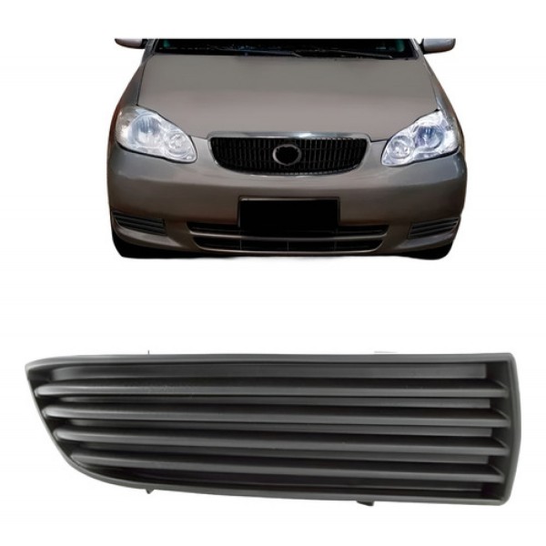 Grade Tampa Moldura Milha Corolla 2003 A 2004 Sem Furo