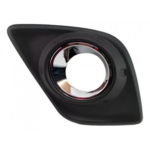 Grade Farol Milha Hilux 2016 2017 2018 Com Furo Cromado