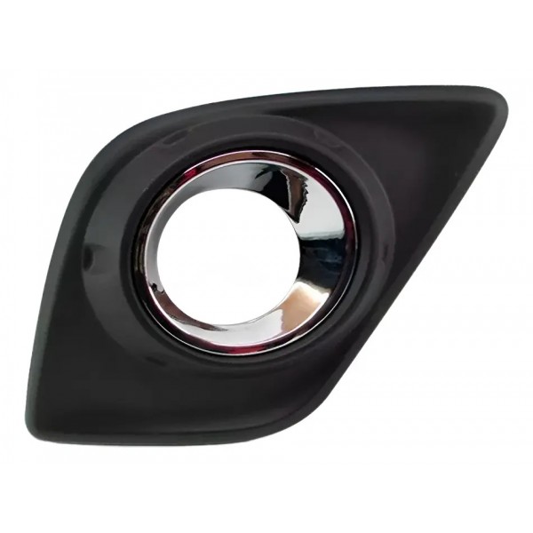 Grade Farol Milha Hilux 2016 2017 2018 Com Furo Cromado.