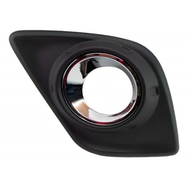 Grade Farol Milha Hilux 2016 2017 2018 Com Furo Cromado.