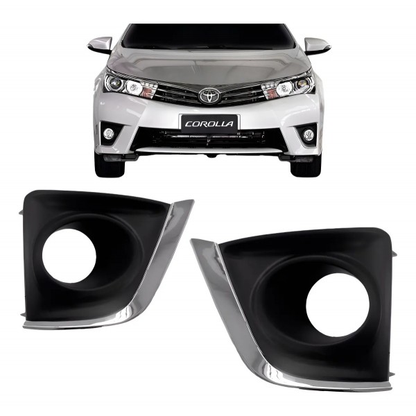 Grade Moldura Milha Toyota Corolla 2015 2016 2017