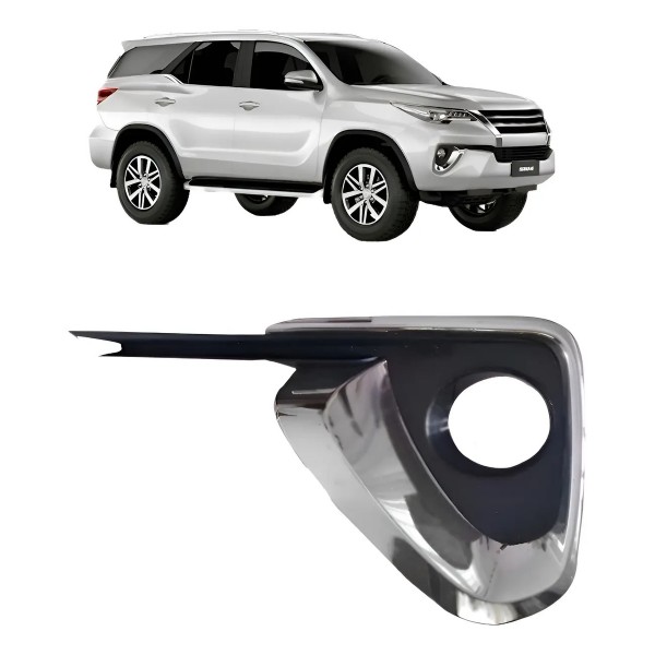 Grade Milha Hilux Sw4 2016 17 18 19 2020 Com Friso Cromado