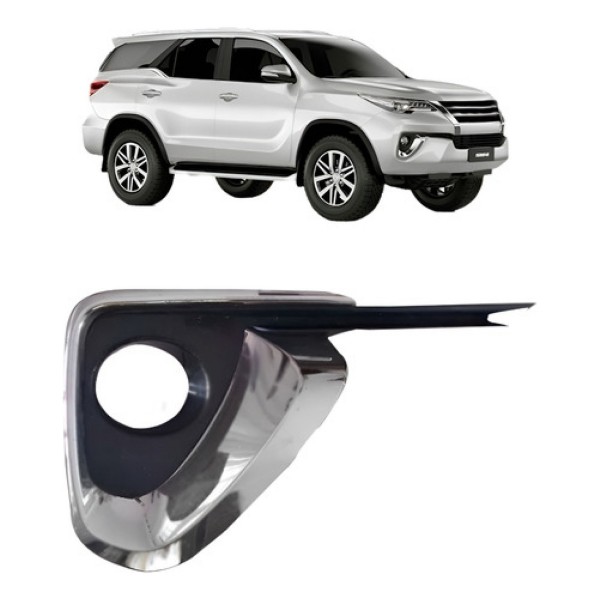 Grade Milha Hilux Sw4 2016 17 18 19 2020 Com Friso Cromado