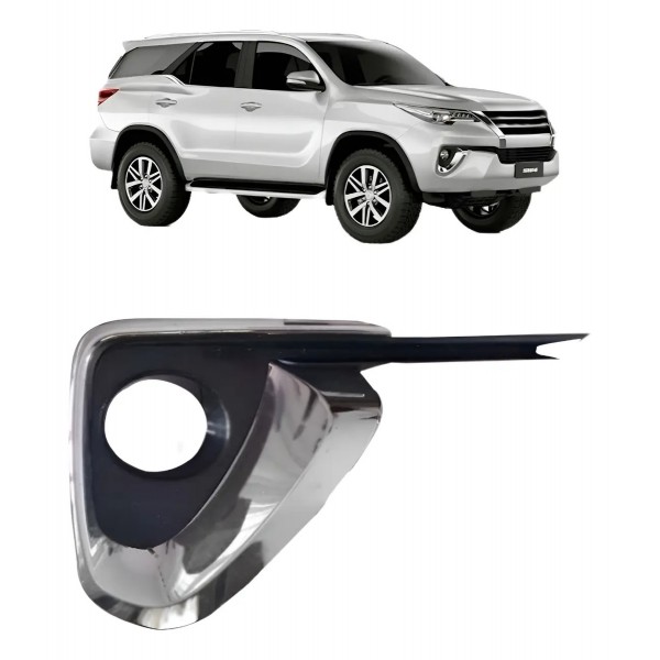 Grade Milha Hilux Sw4 2016 17 18 19 2020 Com Friso Cromado