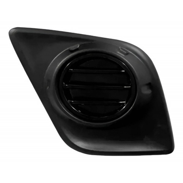 Par Moldura Milha Hilux 2016 2017 2018 Sem Furo Preta Preto Ambos Lados