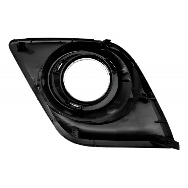 Moldura Milha Hilux Srv 2016 2017 2018 Com Furo Aro Cromado