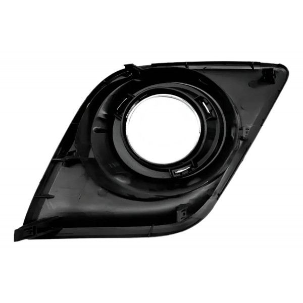 Moldura Milha Hilux Srv 2016 2017 2018 Com Furo Aro Cromado