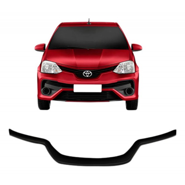 Moldura Superior Da Grade Dianteira Toyota Etios 2018 2019 Preto