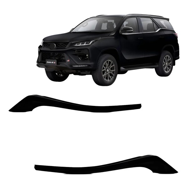 Par Friso Farol Hilux Sw4 Diamond 2021 A 2024 Black Piano Preto
