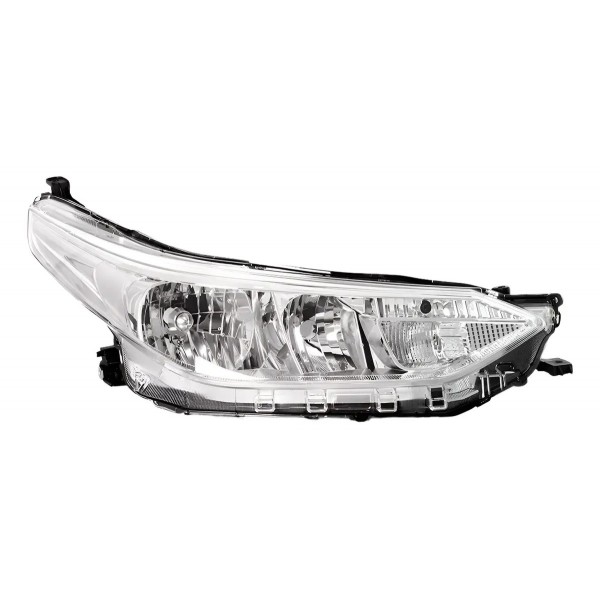 Par Farol Para Toyota Yaris 2018 2019 2020 Cromado Ambos Lados