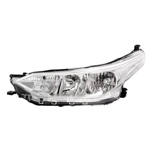 Par Farol Para Toyota Yaris 2018 2019 2020 Cromado Ambos Lados