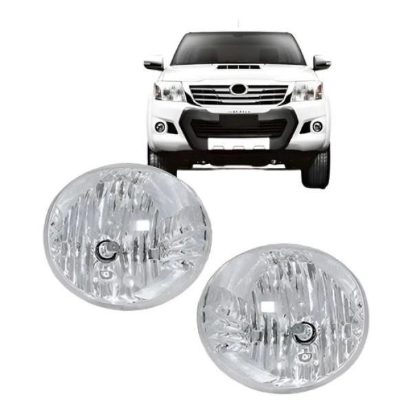 Par Farol Milha Auxiliar Hilux Sw4 2012 A 2014 S/suporte