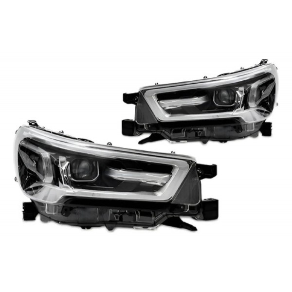 Par Farol Hilux Srv 2021 2022 2023 Com Led Cromado