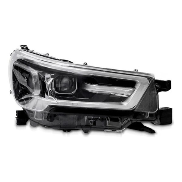 Farol Hilux Srv 2021 2022 2023 Com Led Cromado