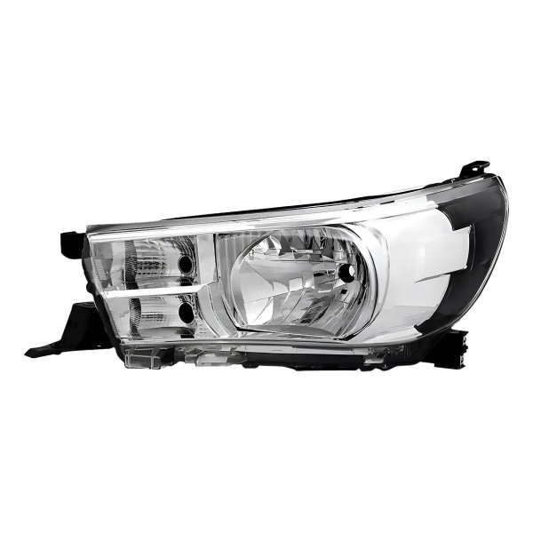 Farol Hilux 2016 A 2020 Eletrico Sem Led Mascara Cromada