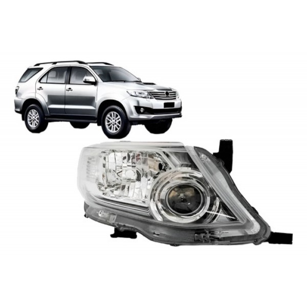 Farol Hilux Sw4 2012 2013 2014 Foco Duplo Cromado