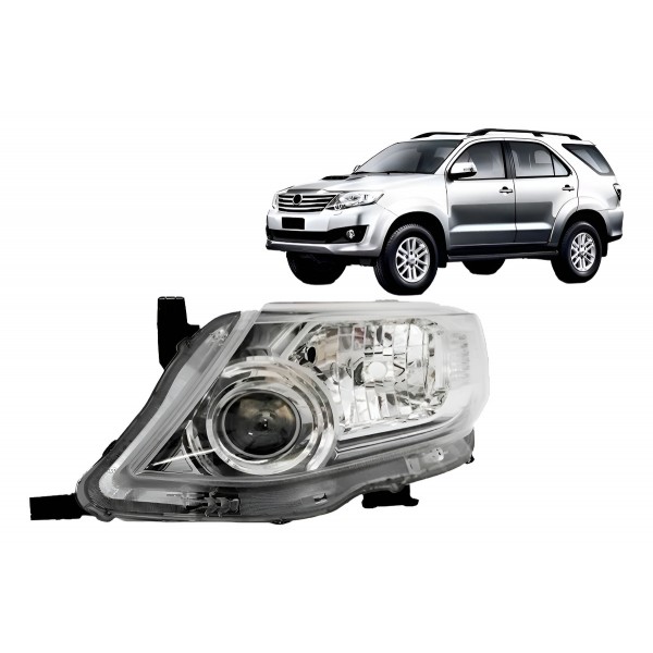 Farol Hilux Sw4 2012 2013 2014 Foco Duplo Cromado