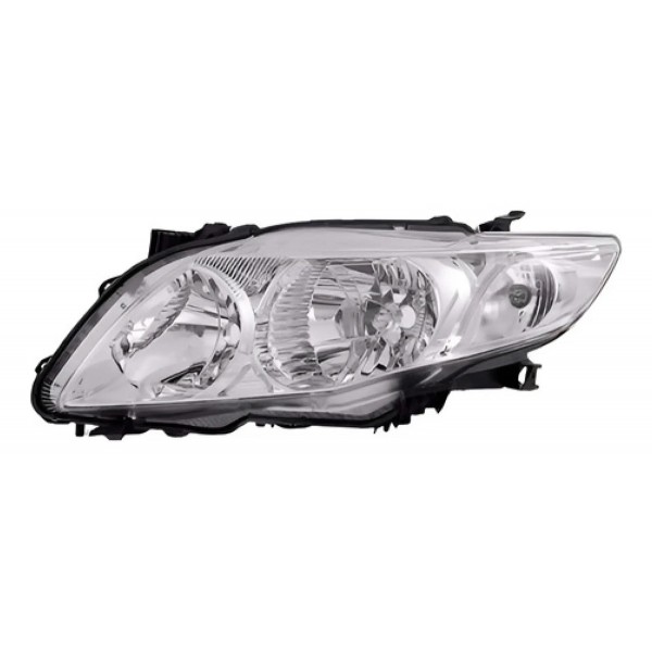 Par Farol Cromado Corolla 2009 A 2011