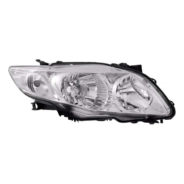 Farol Cromado Corolla 2009 A 2011