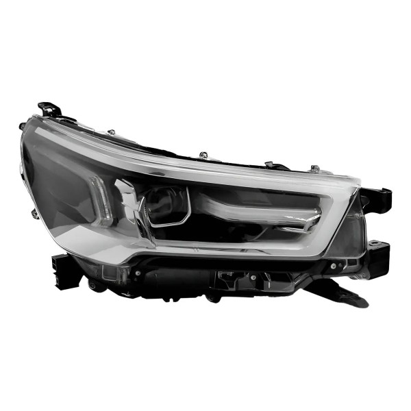 Farol Hilux Srv 2021 2022 C/ Led Aro Cinza
