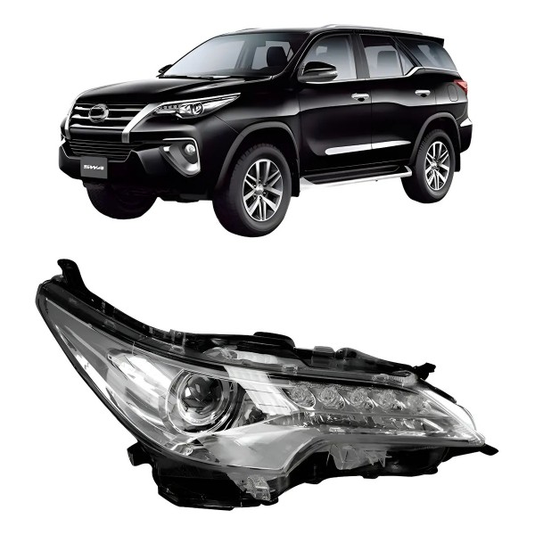 Farol Hilux Sw4 2016 2017 2018 2019 2020 Elétrico Com Led