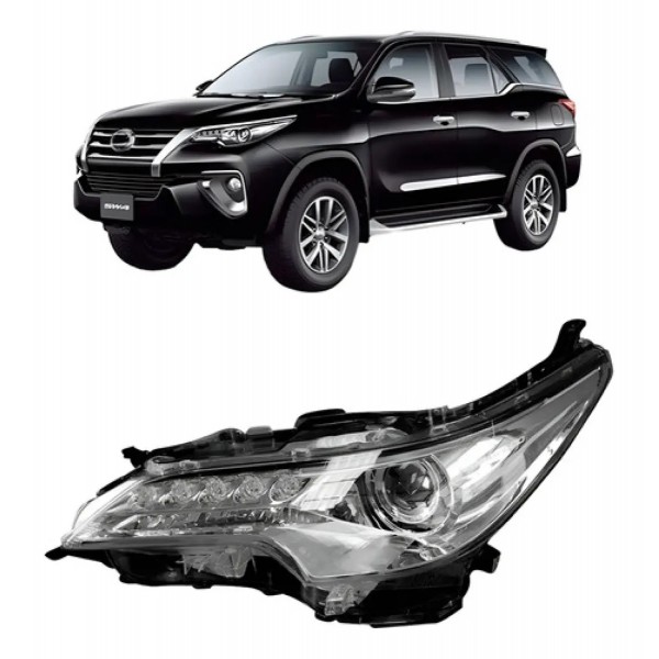 Farol Hilux Sw4 2016 2017 2018 2019 2020 Elétrico Com Led