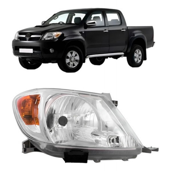 Farol Hilux 2005 2006 2007 2008 Ambar