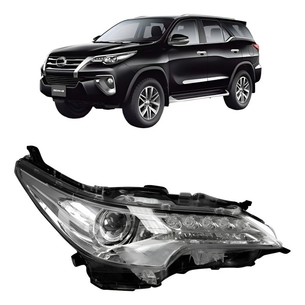 Farol Elétrico Hilux Sw4 C/ Led 2016 A 2021