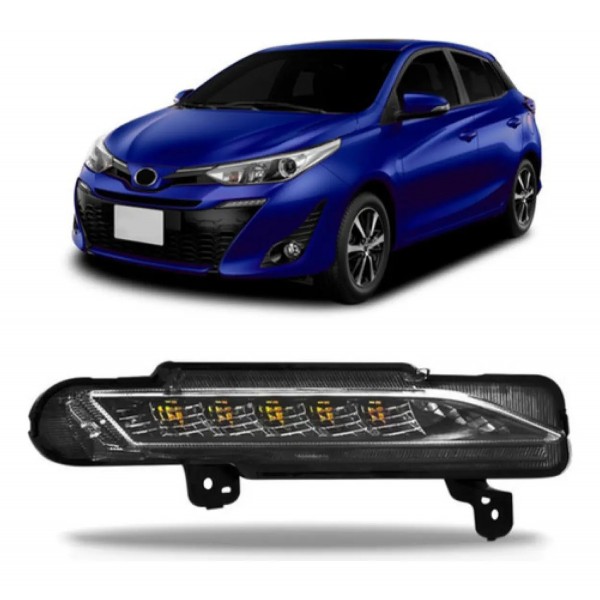 Farol De Milha Daylight Yaris 2018 2019 2020 Com Led Drl