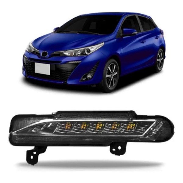 Farol De Milha Daylight Yaris 2018 2019 2020 Com Led Drl