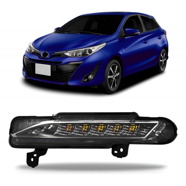 Farol De Milha Daylight Yaris 2018 2019 2020 Com Led Drl