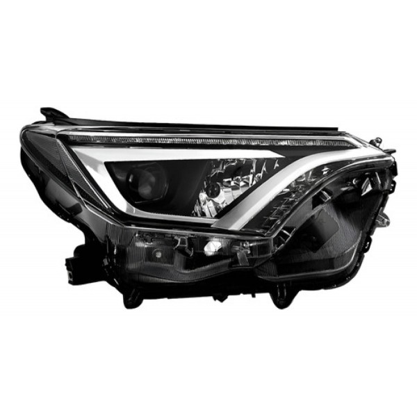 Farol Rav4 2017 A 2019 Eletrico C Motor C Led Sem Reator