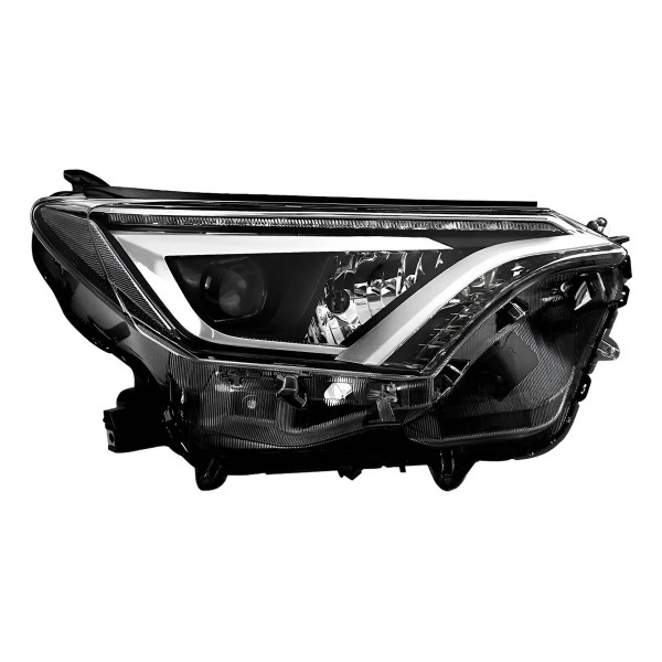 Farol Rav4 2017 A 2019 Eletrico C Motor C Led Sem Reator