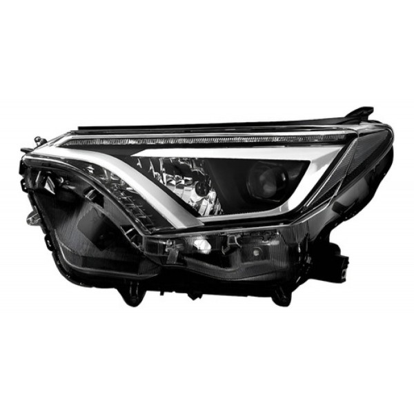 Farol Rav4 2017 A 2019 Eletrico C Motor C Led Sem Reator