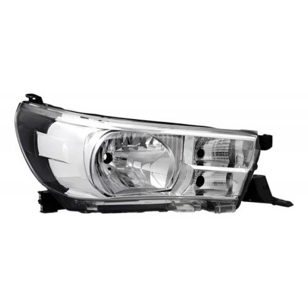 Farol Hilux Srv 2016 A 2017 Elétrico Com Motor Sem Led