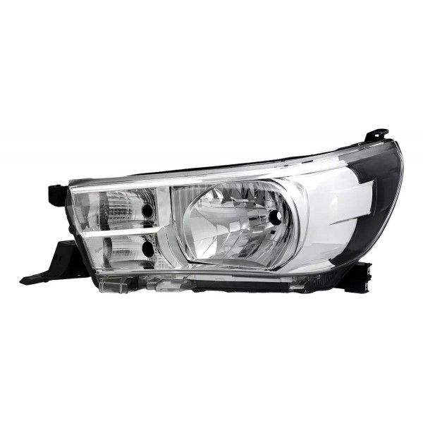 Farol Hilux Srv 2016 A 2017 Elétrico Com Motor Sem Led