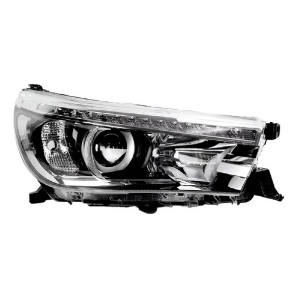 Farol Hilux Pick Up 2016 A 2020 Elétrico Com Motor E Led