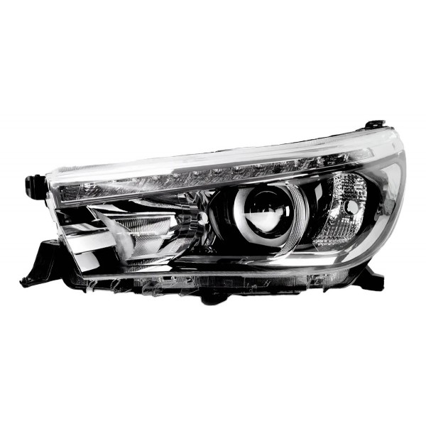Farol Hilux Pick Up 2016 A 2020 Elétrico Com Motor E Led