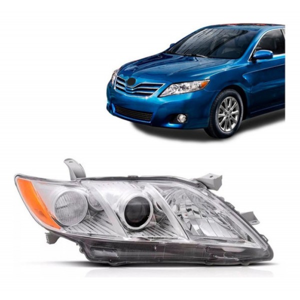 Farol Camry 2007 2008 2009 2010 Toyota Manual/ Elétrico