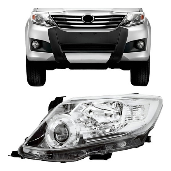 Farol Hilux Sw4 2012 2013 2014 2015 Elétrico Sem Motor