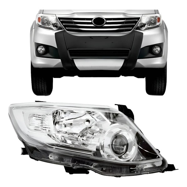 Farol Hilux Sw4 2012 2013 2014 2015 Elétrico Sem Motor
